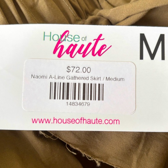 Ruffled Brown Skirt - Picture 3 of 3